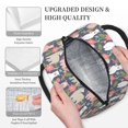 thumbnail image 3 of Fotbe Llamas Bolsa de Almuerzo con Estampado, Lonchera Aislada, Contenedor de Comida Reutilizable Tipo Cooler a Prueba de Fugas, 3 of 6