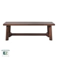 thumbnail image 3 of Walker Edison Modern Farmhouse Easy Assembly Wood Coffee Table Medium Brown, 3 of 12