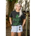 thumbnail image 4 of Funny St Patricks Paddy is the Daddy Women's Graphic T Shirt Tees Brisco Brands S, 4 of 5