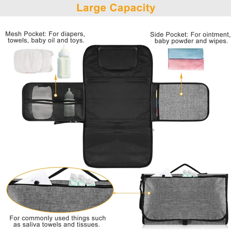 Portable Changing Mat Baby Foldable Travel Changing Mat Infant