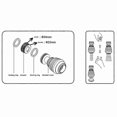 thumbnail image 2 of 360 Rotate Swivel Adapter Water Saving Tap Aerator Faucet Nozzle Filter Bathroom Shower Tools Aerator Diffuser Kitchen Faucets, 2 of 5