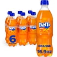 thumbnail image 3 of (2 pack) Fanta Orange Soda Pop Bottles, 16.9 fl oz, 6 Pack, 3 of 17