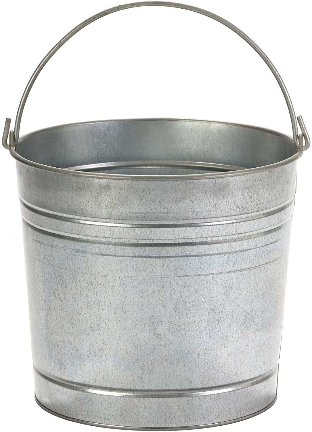 Little Giant Galvanized Dairy Pail (10 Quart) Metal Utility Bucket with