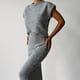 thumbnail image 4 of Suéter popular para mujer, traje sin mangas, jersey, top, vestido ajustado, 4 of 6