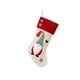 thumbnail image 1 of Calcetín navideño para chimenea, bolsa de regalo de Navidad temática decorativa, bolsa personalizada, decoración para jardín y Patio al aire Kits de decoración para fiestas Gorra Raya Verde Toystoory HA065011-02, 1 of 6