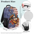 thumbnail image 7 of Yuyamidu Baseball Backpack for Boys Girls 10-12 Middle School Bookbags American Flag Bookbag for Kids Lightweight Book Bag 17 Inch Shoulder Bag, 7 of 7