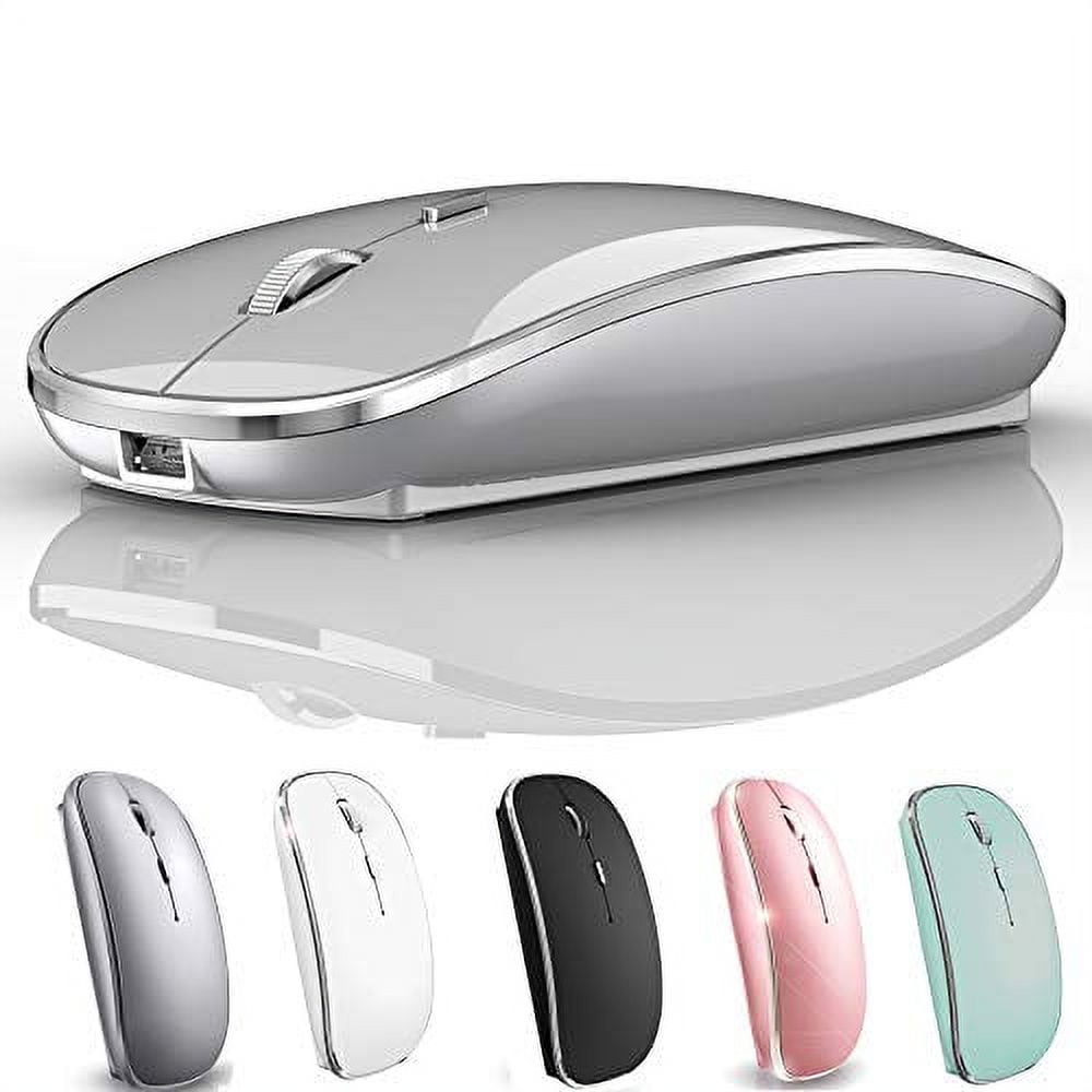 Jetta Rechargeable Wireless Mouse, Silent Click, Compatible with