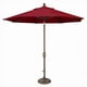 SimplyShade 9 Pi. Octogone Bouton Poussoir Tilt Marché Parapluie Vraiment Rouge – image 1 sur 2