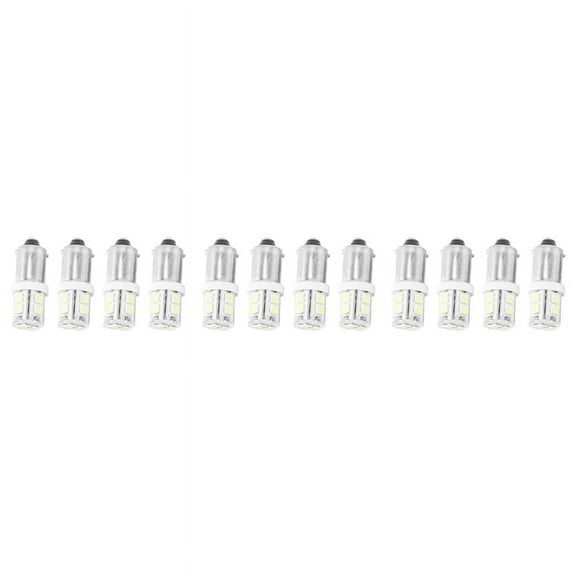 12X T11 BA9S 233 BAYONET 10 SMD LED Car Wedge Interior Side Light Bulb White