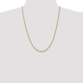 thumbnail image 2 of Leslie's 10K 2.5mm Diamond-Cut Rope Chain (Weight: 10.18 Grams, Length: 24 Inches), 2 of 4