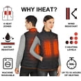 thumbnail image 2 of Chaleco térmico iHeat, ligero y recargable para hombres y mujeres, 2 of 6