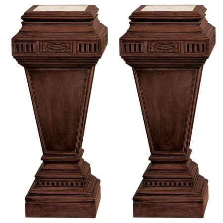 - Design Toscano The Regent Neoclassical Pedestal: Set of Two