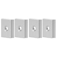 thumbnail image 1 of Sliding Nut, M8 Rust Resistant Sliding Slot Nut Galvanized  4Pcs  For Table Saws Silver, 1 of 8