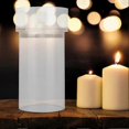 thumbnail image 1 of Transparent Plastic Candle Mold Church Tip Candle Making Mold with Metal Cover(5x10cm), 1 of 3