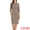 Brown, variant on Vintage Houndstooth 3/4 Sleeve Bodycon Dress L Brown