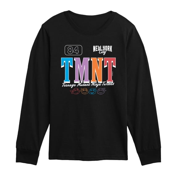 Teenage Mutant Ninja Turtles - Colorful Jersey - Toddler Boys Long Sleeve Graphic T-Shirt