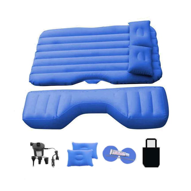 Youkk Mattress Enjoy Good Night S Sleep In Car Soft And Breathable Car Inflatable Bed Blue With long foot piers