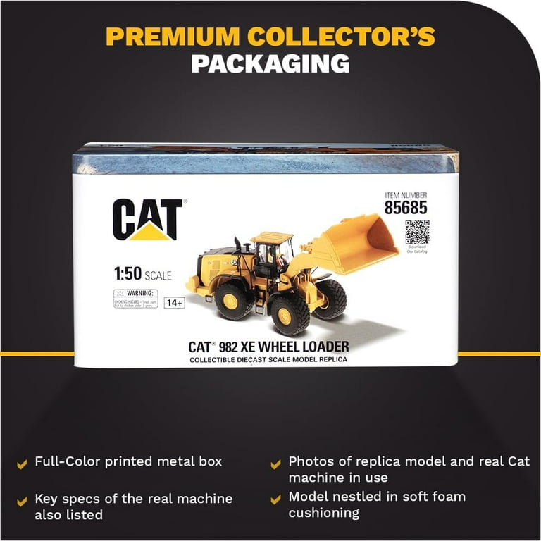 Diecast Masters 1:50 Caterpillar 982 XE Wheel Loader | High