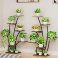 thumbnail image 2 of Soporte para plantas EVAWOO de 7 niveles 122x81x122 cm con luces de cultivo, 2 of 9