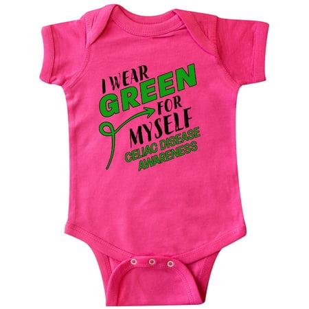 

Inktastic I Wear Green for Myself- Celiac Disease Awareness Gift Baby Boy or Baby Girl Bodysuit