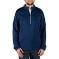 thumbnail image 2 of (2 pack) Realtree Men's Fleece Quarter Zip Pullover Sweatshirt in Blue, Sizes S-2XL, 2 of 7