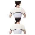 thumbnail image 1 of Jumpingount Calentador de hombros, chaleco más grueso, envoltura cálida para dormir en interiores y exteriores, para hombres y mujeres SG 2piezas, 1 of 4
