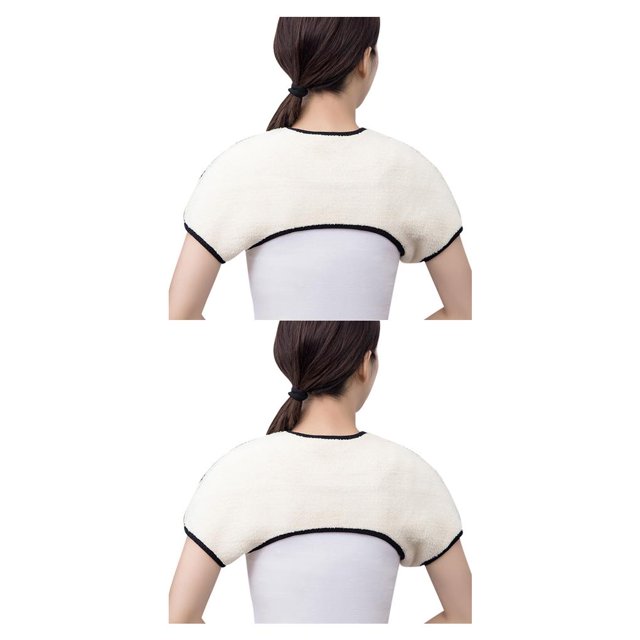 Jumpingount Calentador de hombros, chaleco más grueso, envoltura cálida para dormir en interiores y exteriores, para hombres y mujeres SG 2piezas