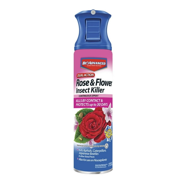 BioAdvanced Dual Action Rose & Flower Insect Killer, Continuous Spray