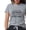 Heather Gray, variant on CafePress - Vaccinated 6 Feet Womens Tri Blend T Shirt - Womens Tri-blend T-Shirt