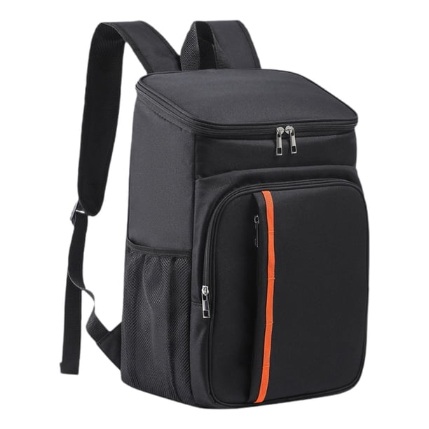 Mochila aislante a prueba de fugas, bolsa de picnic al aire libre para hombres y mujeres, picnics, viajes Negro