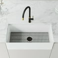 thumbnail image 6 of VIGO Bristol Single Handle Pull-Down Sprayer Kitchen Faucet in Matte Brushed Gold and Matte Black, 6 of 14