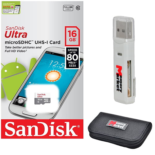 Professional Ultra SanDisk 16GB MicroSDHC Card for Sony Ericsson Experia Phone is custom formatted for high speed lossless recording UHS-1 Class 10 Certified 30MB/sec Includes Standard SD Adapter.