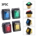 thumbnail image 2 of rocker switch,toggle switch for boats,4P 30A Waterproof rocker switch, 2 of 6