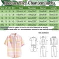 thumbnail image 3 of BOBOGOJP Robe Coupe Musculaire pour Homme Chemises Uni Slim Fit Chemise Manches Courtes, Rouge XXL, 3 of 3