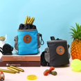thumbnail image 4 of 2 Pieces Dog Treat Pouch Bag Nylon Dog Treat Bag Dog Treat Training Pouch Puppy Snack Bag with Zipper and Adjustable Strap for Training Small to Large Dogs, 4 of 7