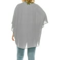 thumbnail image 3 of MOA Collection Women's Plus Size Casual Cardigan Loose Fit Soft Draped Kimono Sleeve, 3 of 6