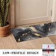 thumbnail image 3 of Gray Marble Gold Wave Pattern Door Rugs,Washable Non Slip Door Mats Indoor,Decorative Door Mats,Entry Mat Indoor for Entrance,Bedroom,Kitchen,Bathroom,16"x47", 3 of 6