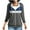 Gray, variant on Cmfcve Women's Athletic Hoodies Color Blocked Drop Shoulder Long Sleeve Sweatshirt Tops Casual Pullover Outerwear Jackets with Pocket Zipper