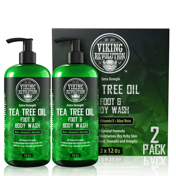 Viking Revolution Tea Tree Oil Body Wash Antifungal Athlete's Foot