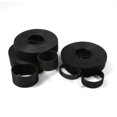 thumbnail image 2 of Black Cable Ties Reusable Loop Bundle Self Adhesive Nylon Strap Organizer Clip Wire Holder Management Fastening Tape DIY width 25mm 2 rolls, 2 of 5