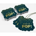 thumbnail image 5 of Inkdotpot Hang Tags Ready To Pop Baby Shower Favor Bracket Shape Gift Tags Real Gold Foil Bonbonniere Tag Pack Of 100, 5 of 7
