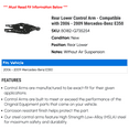 thumbnail image 2 of Rear Lower Control Arm - Compatible with 2006 - 2009 Mercedes-Benz E350 2007 2008, 2 of 2