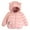 Pink, variant on BULLPIANO Winter Coats for Toddler Boys Girls Light Puffer Padded Jacket Winter Outerwear with Bear Hood