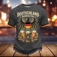 thumbnail image 4 of Telankuip Mens Traditional German Bavarian Oktoberfest T-Shirt Summer Short Sleeve Festival Graphic Tee Classic Crew Neck Retro Pattern Printed Casual Tops Streetwear 1-Dark Gray XXL, 4 of 4