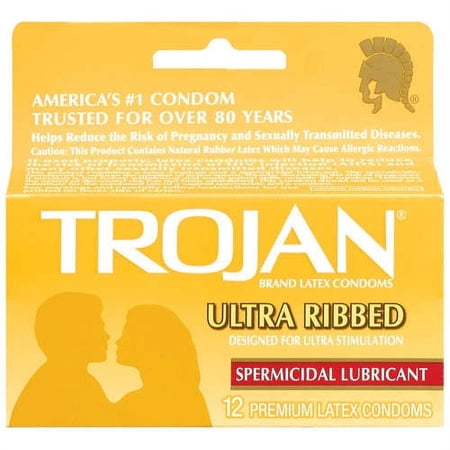 Trojan Ribbed Spermacide.