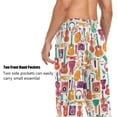 thumbnail image 4 of Top-kevin Colorful Violin Drum Pajama Pants for Men Comfort Sleep Lounge Bottoms Straight-fit with Pockets S-XXL, 4 of 7