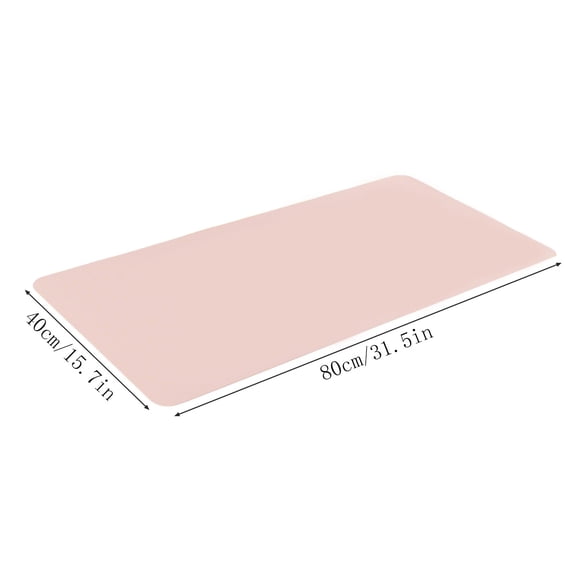 QIDESHIP Desk Matt, 1 Mat, Desk Matt for Vanity Top Protector Cover Work Table Oilproof Smooth and Soft 31.5" X 15.7" From
