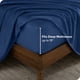 thumbnail image 4 of Juego de Sábanas de Felpa de Microfibra Ultra Suave Bare Home Tamaño Queen Azul Oscuro, 4 of 7