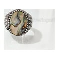 thumbnail image 3 of Abalone Shell Ring, Natural Flat Abalone Shell, Gents Ring, Silver Jewelry, 925 Silver Ring, Birthday Gift, Heavy Mens Ring, Arabic Design, Ottoman Style Ring, Christmas, Turkey Mens Signet Ring, 3 of 7