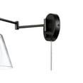 thumbnail image 6 of Globe Electric 10W LED Plug In Wall Sconce Clear Glass Shade, Dark Bronze, 6 of 7